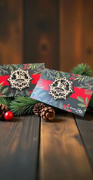 Weihnachtsgrüße zum Behalten